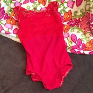 Red star luckyleo leotard